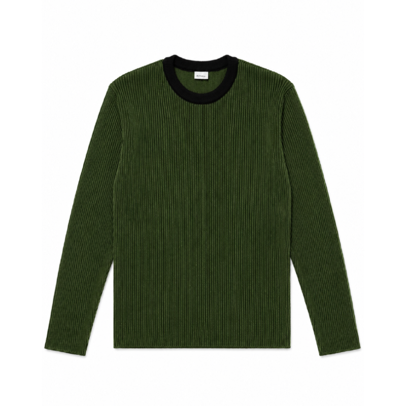 Ribbed Knit Long Sleeve Cypress